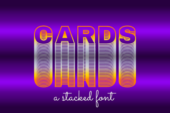 Cards Font: A Display Typeface for Digital Branding