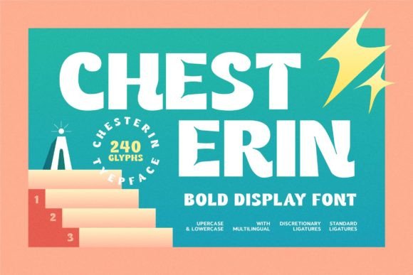 Chesterin Font: Bold Retro Branding for Small Business