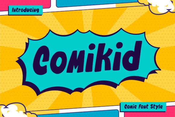 Comikid: A Playful Display Font for Editorial Charm