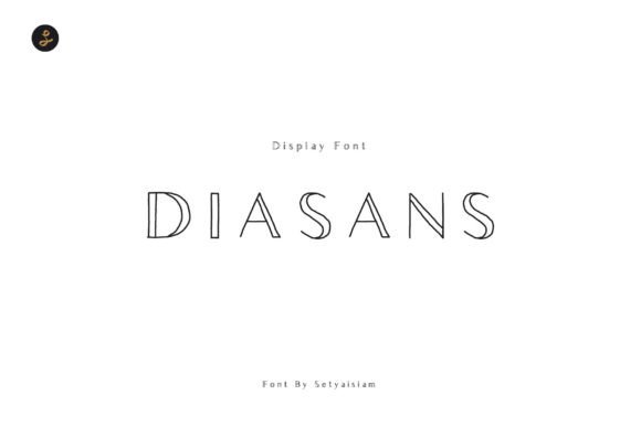 Diasans: A Handwritten Display Font That Brings Your Handmade Designs to Life