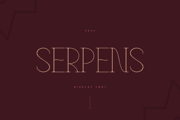 Elevate Your Craft with the Serpens Display Font