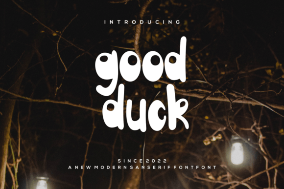 Goodduck: A Display Font That Elevates Campaign Visuals with Playful Sophistication