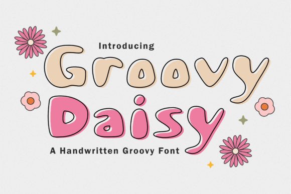 Groovy Daisy Font Review for Retro Web Design