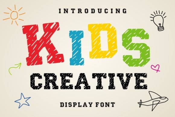 Kids Creative Font: A Friendly Typeface for Small Business Branding