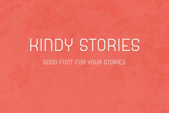 Kindy Stories Font for Editorial Design