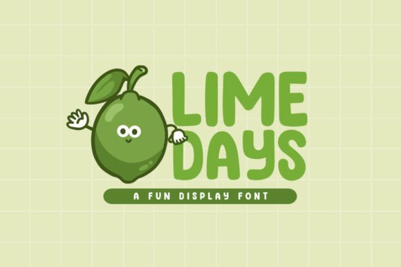 Lime Days: A Playful Display Font for Modern Marketing Campaigns