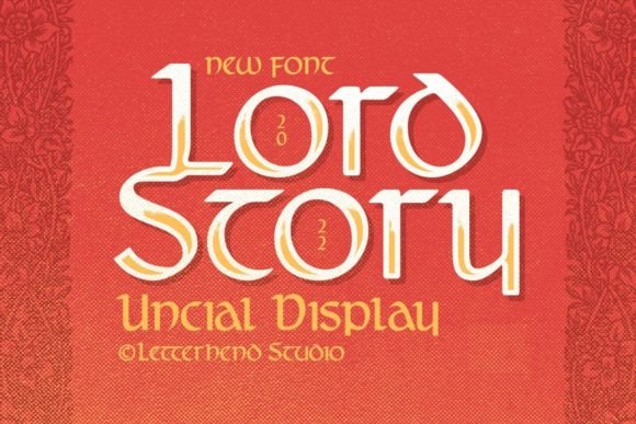 Lord Story: A Medieval Display Font for Crafters and Makers