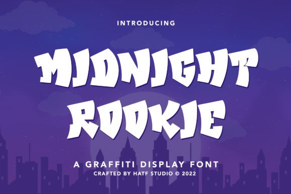 Midnight Rookie: A Bold Display Font for Modern Web and Digital Design