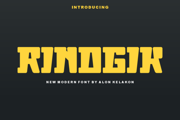 Rinogik: The Bold Display Font That Elevates Marketing Visuals