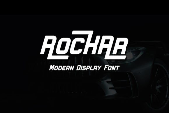 Rockar: A Bold Display Font for Crafters and Product Designers