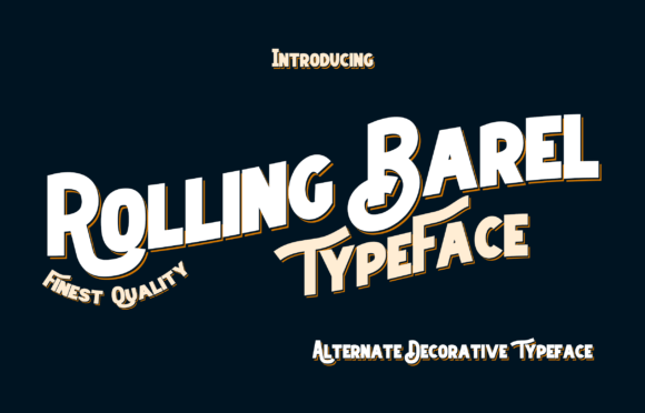 Rolling Barel: A Designer’s Go-To Display Font for Modern Branding Projects