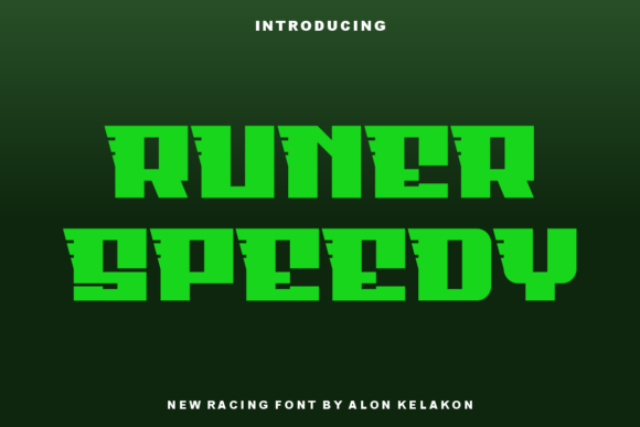 Runer Speedy: A Bold Display Font That Elevates Small Business Branding