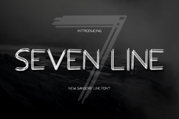 Sevenline Font: A Geometric Typeface for Branding