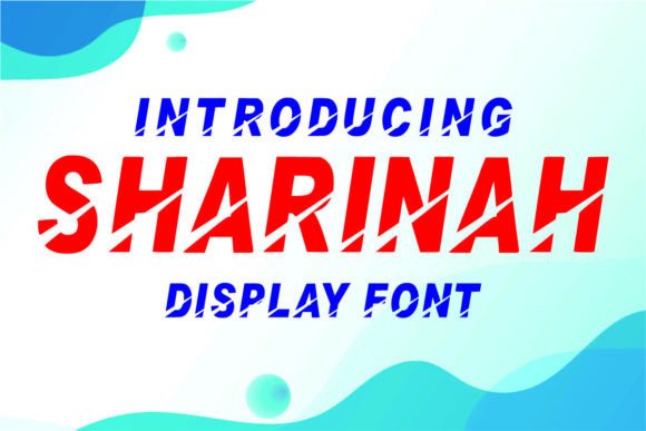 Sharinah: A Bold Display Font for High-Energy Branding