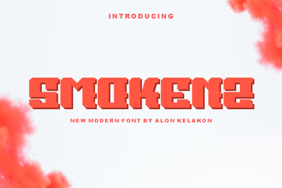 Smokenz: A Bold Display Font for High-Impact Marketing Visuals