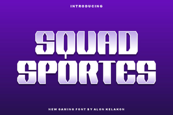 Squad Sportes Font: A Modern Display Typeface for Branding