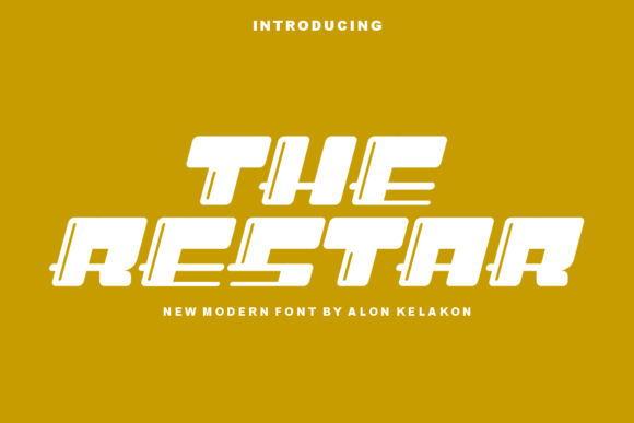 The Restar: A Bold Display Font for Modern Web Design