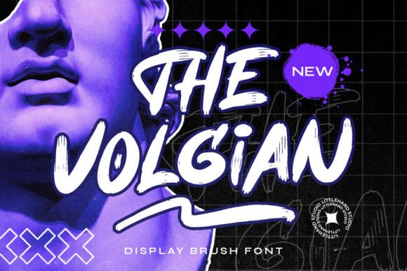The Volgian: A Craft-Friendly Brush Display Font for Handmade Brands and Creative Projects